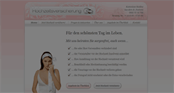 Desktop Screenshot of hochzeitsversicherung.de